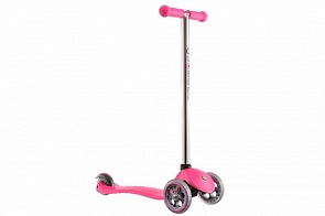 Самокат Globber My Free Fixed со светящимися колесами, розовый (Globber, NTGB 411-110)